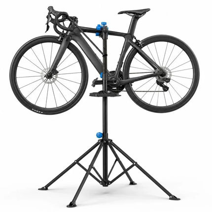 Wozinsky WSS-180 pastatomas dviračių serviso stovas su rankenėlėmis, iki 30 kg - juodas