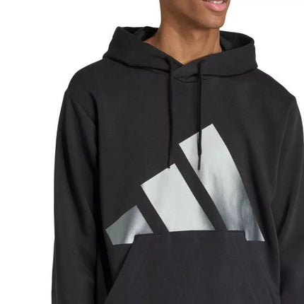 Men's adidas Holiday 3S Hoodie Black JM1698