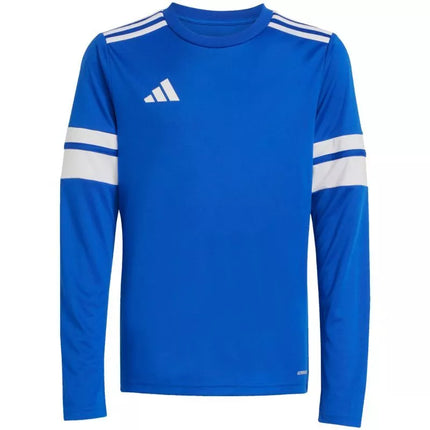adidas Squadra 25 vaikiški marškinėliai ilgomis rankovėmis, mėlyni JJ0046