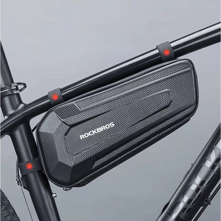 Rockbros B66 vandeniui atspari dviračio tašė ant rėmo - juoda
