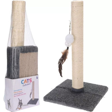 Kačių draskyklė su žaislu 53cm