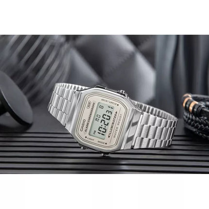 Vyriškas laikrodis CASIO VINTAGE A168WA-8AYES + DĖŽUTĖ