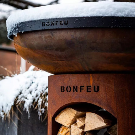 BF Bonbiza XL atviras rūdinto metalo sodo židinys