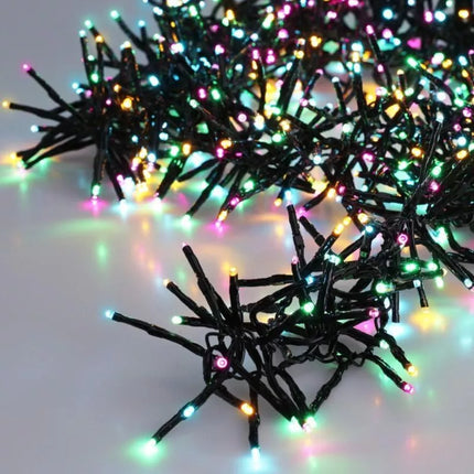 Kalėdinė girlianda eglutei, 576 LED, makaron spalvos, su laikmačiu, 4 spalvos