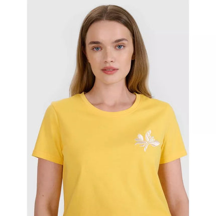 Women's regular printed T-shirt 4F 4FRSS25TTSHF2693-71S