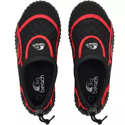 JUNIOR WATER SHOES BLACK/RED XQMAX S.30