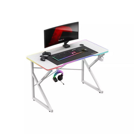 Huzaro Hero 1.7 RGB Balta žaidimų stalas