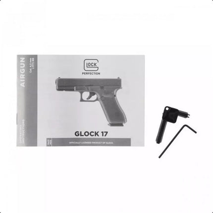 Glock 17 Gen 5 6 mm CO2 airsoft pistoletas replika