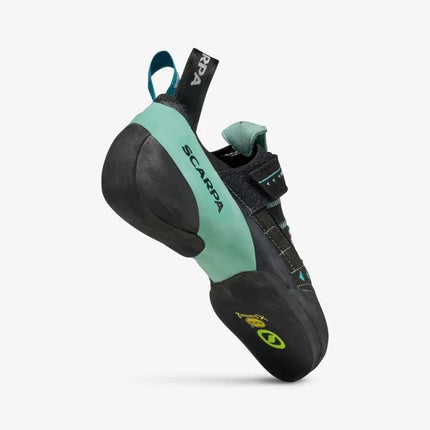 Instinct VS Shoes for Women, Black/Aqua, Size 38.5 by SCARPA