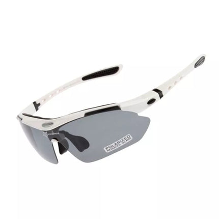 Rockbros polarized sunglasses 5 lenses white