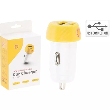 DAUGIAFUNKCINIS AUTOMOBILINIS ĮKROVIKLIS SU USB PD+QC KORPUSU