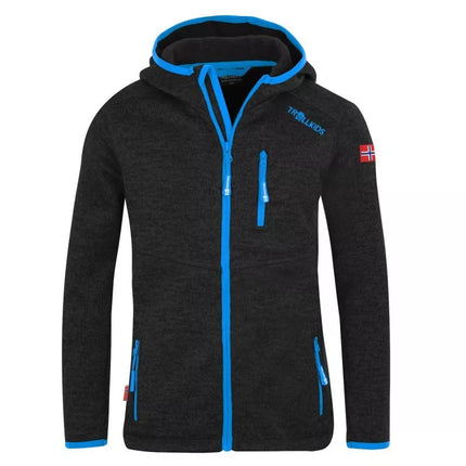 Trollkids vaikiška Jondalen XT striukė, Atlanto vandenyno spalvos (Jr 222-605), flisinis džemperis