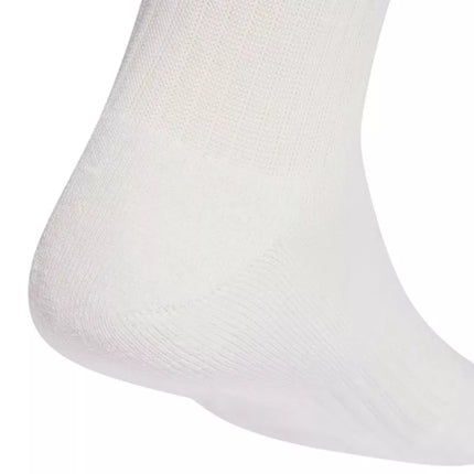 Adidas 3-Stripes Cushioned Sportswear Crew 3 pair socks white and black JZ0532