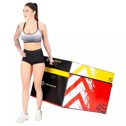 Set of four HMS Premium Plyometric Boxes PYBS01