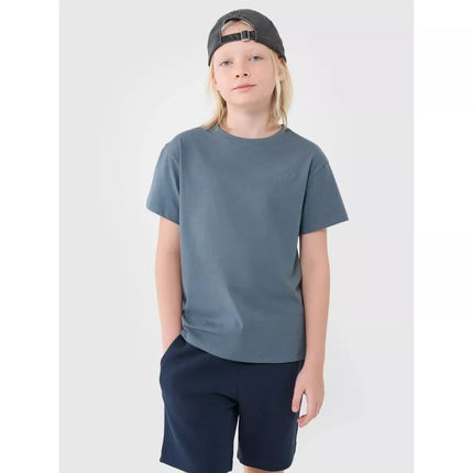 Berniukų oversize vienspalviai marškinėliai 4F 4FJWSS25TTSHM2324-46S