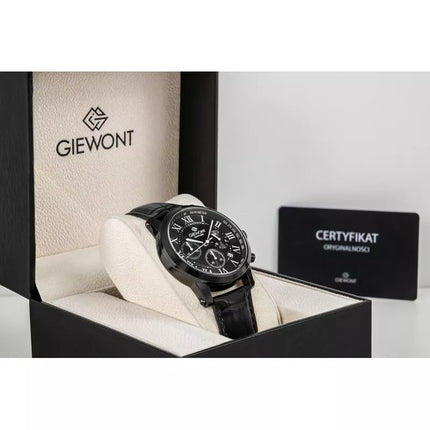Men's Watch Giewont Chronograph Sapphire Black GW6260-A3