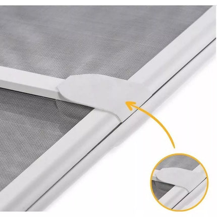 ALU DOOR MOSQUITO NET 100X215 WHITE BASIC PLUS