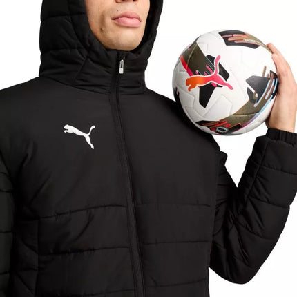 Puma Team Additions Vyriškis su gobtuvu dygsniuota striukė Juoda 659795 03