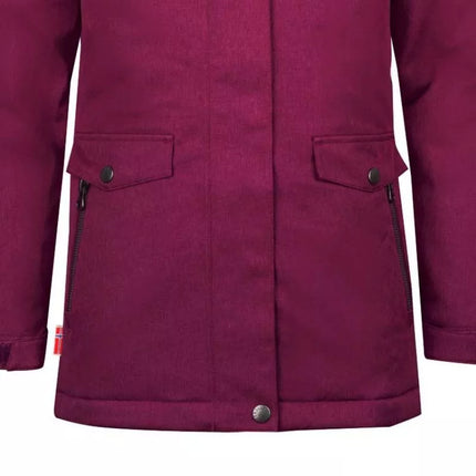 Trollkids Girls Oslo Coat XT winter jacket with hood, pink (180-229)