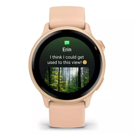 Garmin Vivoactive 6 Rausvas Aušros / R. Aušros Metališkas laikrodis