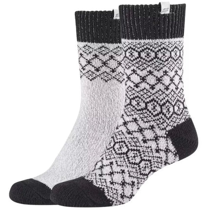 Skechers Casual Cozy Jacquard 2 poros kojinių SK41047-9202 Pilkos 35-38