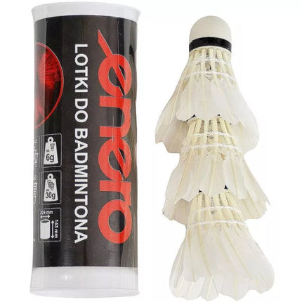 ENERO LED plunksninis badmintono volanėlis, 3 vnt.