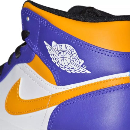 Air Jordan 1 MID Sneakers Los Angeles Lakers LA - DQ8426-517