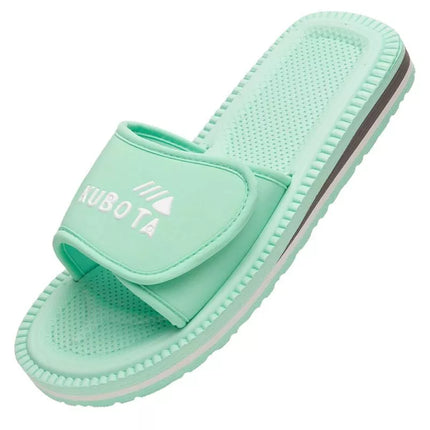 Kubota Velcro Klasikinės šlepetės Pastelinės žalios K25SS-100-001-17-1