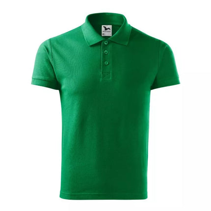 Malfini Cotton M MLI-21216 žali marškinėliai (polo)