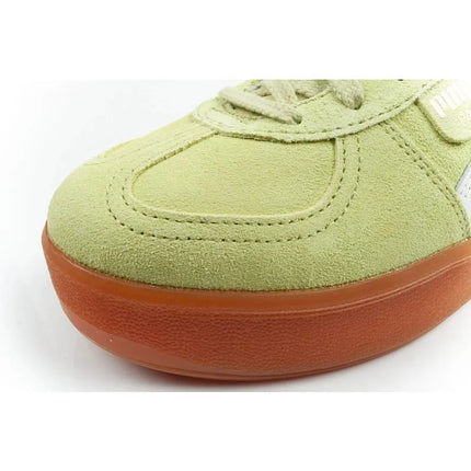 Puma women's shoes sports sneakers Palermo platform fashionable green