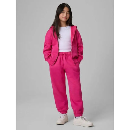 Girls' loose sweatshirt with hood 4F 4FJRSS26TSWSF2715-54S
