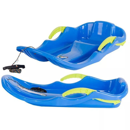 PLASTIKINĖ ROGUTĖ SU STABDŽIAIS RACE S BLUE