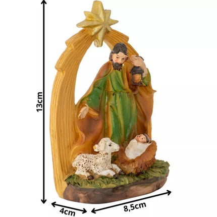 Kalėdinė prakartėlė Šventoji šeima 13cm Juozapas