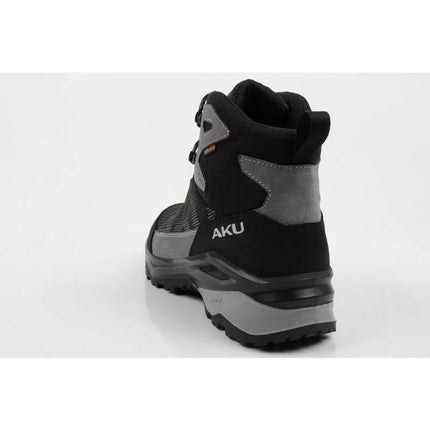 Vyriški trekingo sportiniai batai Adapta Gore-tex odiniai pilki juodi Aku