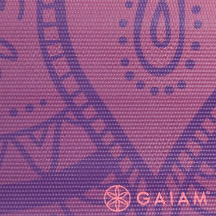 Gaiam Premium Atėnų Rožinė Jogos Kilimėlis 6 mm 63958