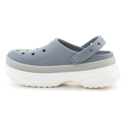 CROCS CLASSIC FROSTED STACKED CLOG CONCRETE 212567-0Z3