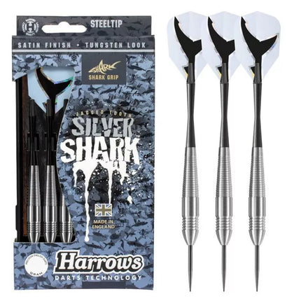 Harrows Silver Shark Steeltip smiginukai HS-TNK-000013224