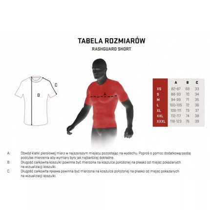 Rashguard SM trumpomis rankovėmis - RSG-SM