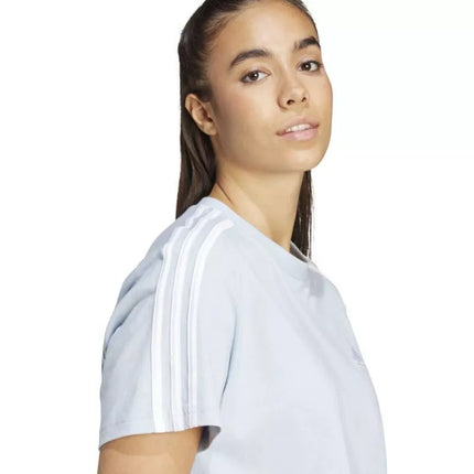 adidas Essentials 3-Stripes Single Jersey Crop Top W IS1568