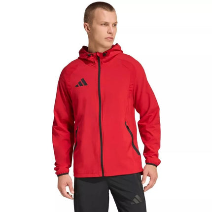 Vyriška adidas Tiro 26 Kelioninė Vėjalaužio Striukė Raudona KD3337