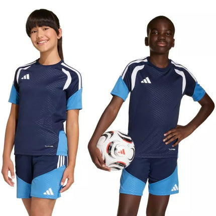 adidas Tiro 26 Competition Training Tamsiai Mėlynų Vaikiški Marškinėliai JM1446