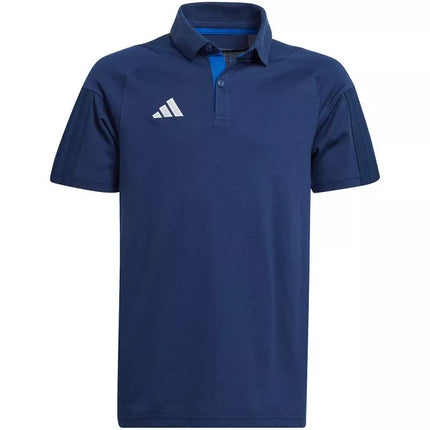 adidas Tiro 23 Varžybų Medvilniniai Tamsiai Mėlyni Vaikams Marškinėliai HK8053