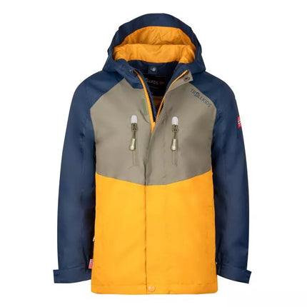 Trollkids Kids Bryggen 3in1 Jacket for girls/boys, yellow (418-331)