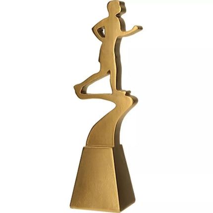 Cast figure - Golden line runner