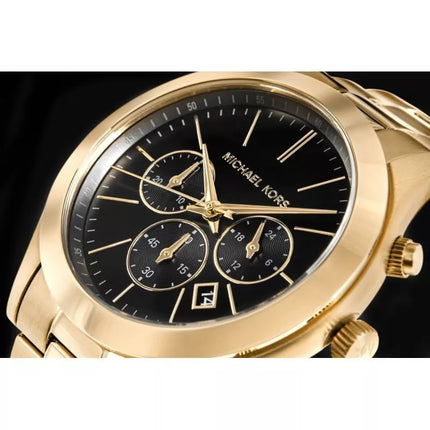 Vyriškas laikrodis + Kortelių dėklas MICHAEL KORS MK1076SET + Dėžutė