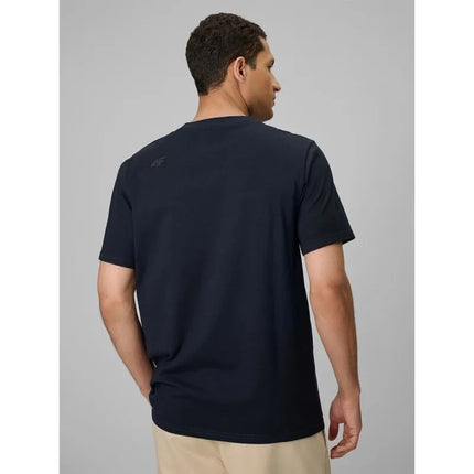 Men's regular plain T-shirt 4F 4FRSS26TTSHM4087-31S