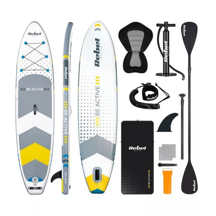 REBEL ACTIVE inflatable SUP board 350x81x15cm white
