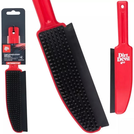 Automobilio apmušalų šepetys su gumine mentele 24,5 cm DIRT DEVIL