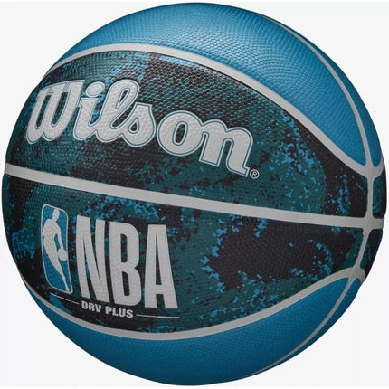 WILSON NBA DRV PLUS VIBE krepšinio kamuolys WZ3012602XB7 7 dydžio juoda mėlyna