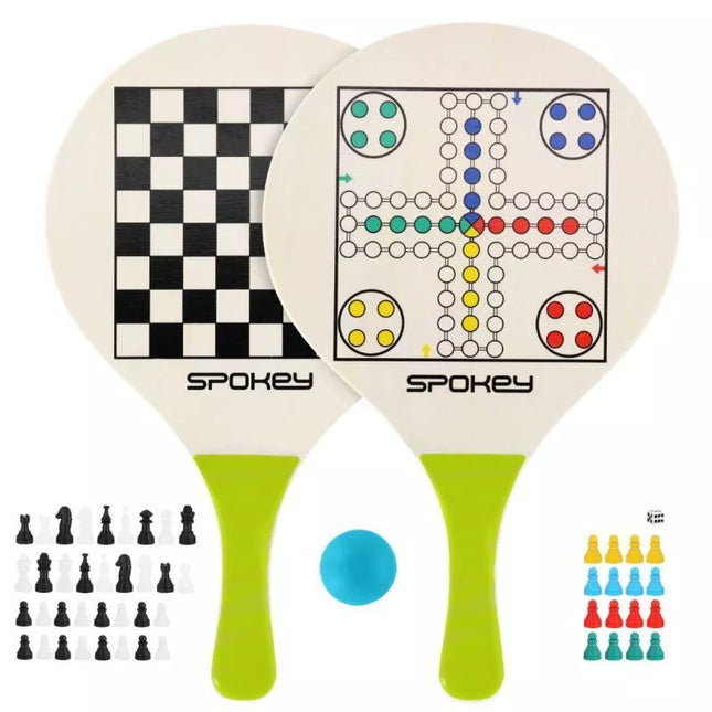 Spokey Woo-Bad Game Jr SPK-941776 Badmintono raketės su žaidimais